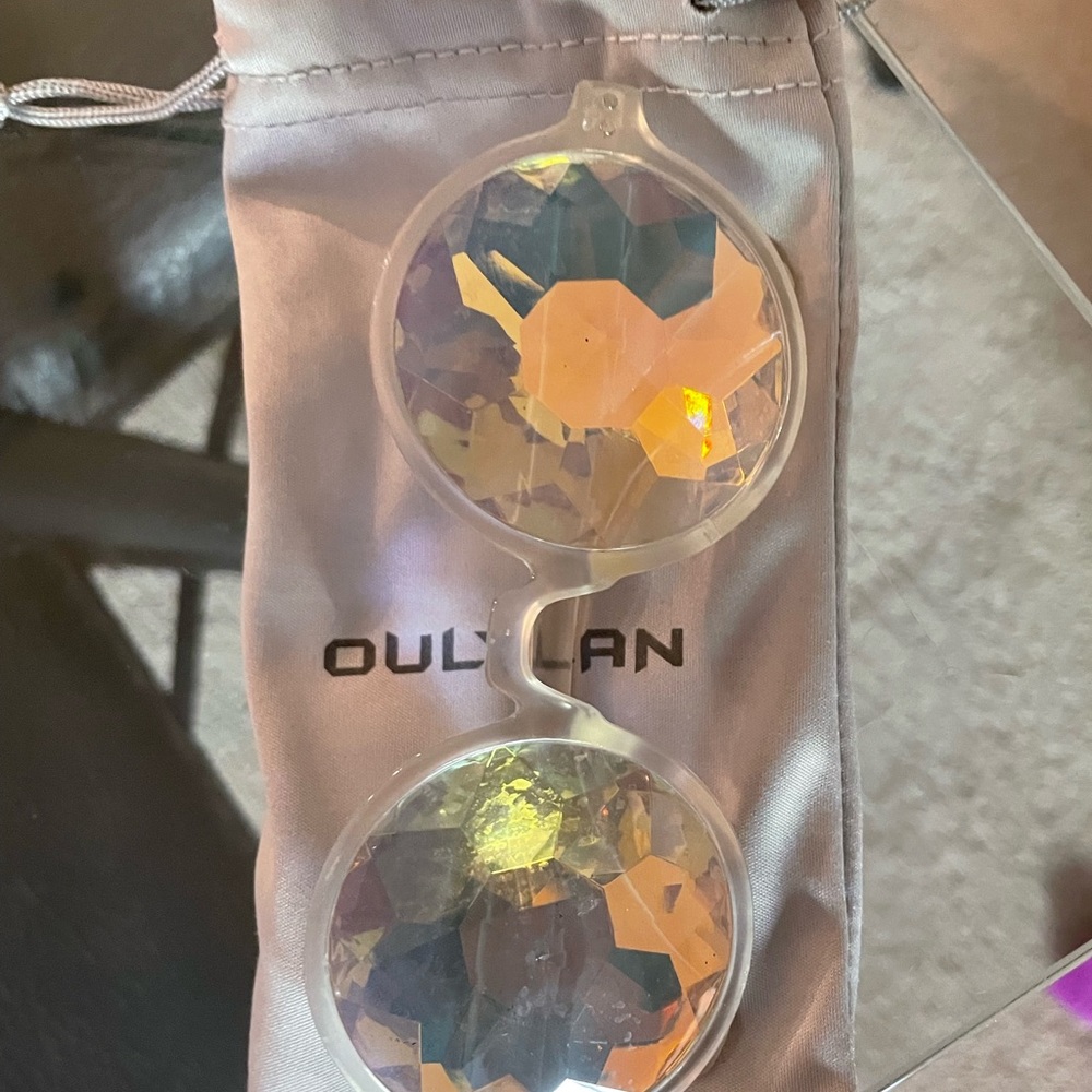 festival sunglasses with case